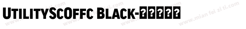 UtilityScOffc Black字体转换
